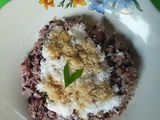 Ketan Hitam arang arang kambang tabur kelapa