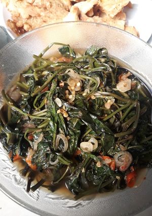 Foto resep Tumis Kangkung Terasi #SerbaSayur