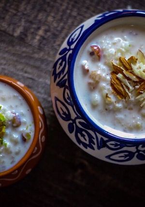A picture of Rice Kheer.
