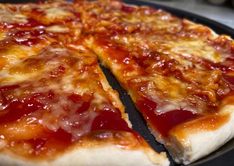 Cara Mudah Membuat Pizza Margaritas resep 1 loyang saja, Super