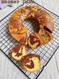 Marmer Cake 2 Telur (Ekonomis, Lembut, Anti Seret)
