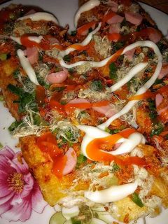 Hình của món Bánh mì nướng muối ớt.