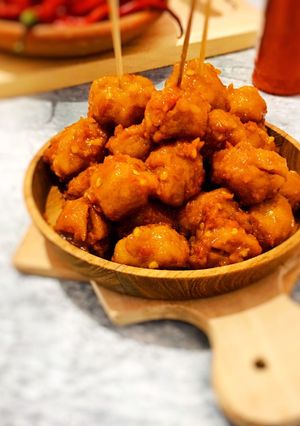 Foto resep Pentol pedas manis
