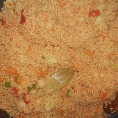 A picture of Stir fried couscous.