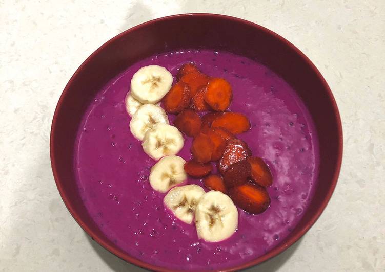 Bagaimana Menyiapkan Pittaya Smoothies Bowl, Lezat Sekali