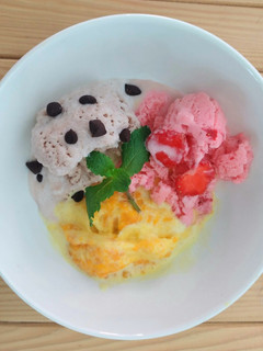 Foto resep Es Krim homemade stroberi mangga