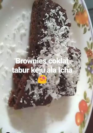 Foto resep Brownies coklat tabur keju