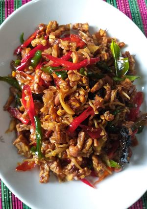 Foto resep Orek Tempe Teri Kacang