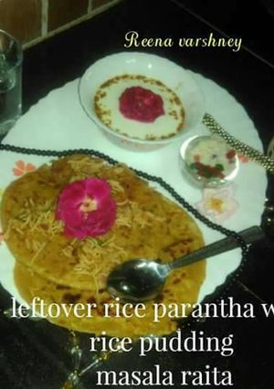 बचा हुआ चावल का परांठा (Left over rice parantha recipe in hindi) रेसिपी मुख्य फोटो