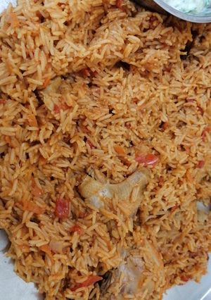 صورة لوصفة كبسة دجاج على السريع 😋