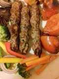 Grilled Kofta with Grilled Vegetables