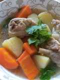 Potato Soup with Chicken Drumsticks