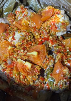Foto resep Ayam Kukus Asam Gurih Pedas