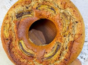 Foto resep Bolu Pisang Panggang 3 Telur (Lembut)