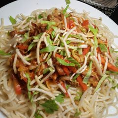 A picture of Tasty and yummilicious pasta😍😍.