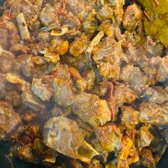 A picture of Mutton karahi.