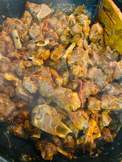 A picture of Mutton karahi.