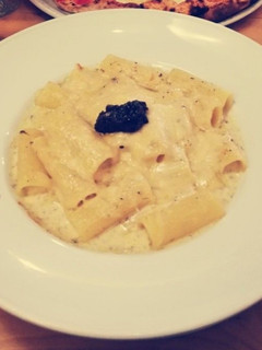 Una foto de Rigatoni trufado