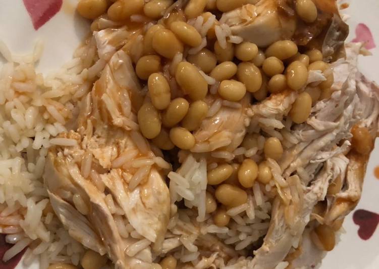 Recipe of Ultimate Super quick Monday Chicken, beans and rice