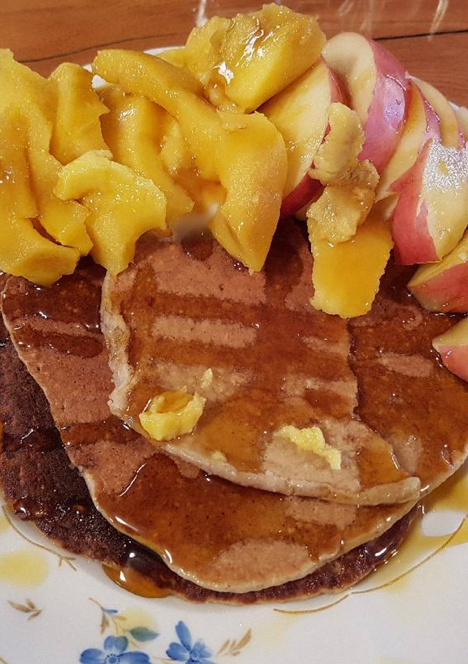 Una foto de Pancakes de avena