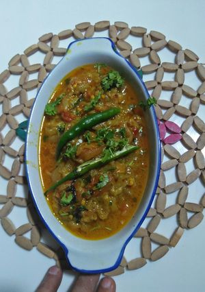 A picture of Toria ki sabzi.