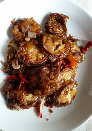Foto resep Terong goreng saos tiram