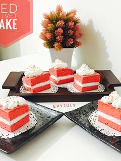 Foto resep Red Velvet Cake (cake putel)