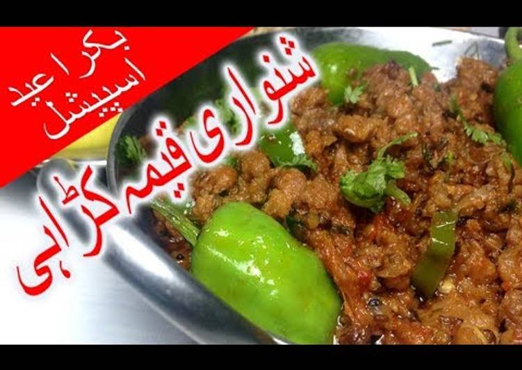 Beef Keema Karahi - Shinwari Style