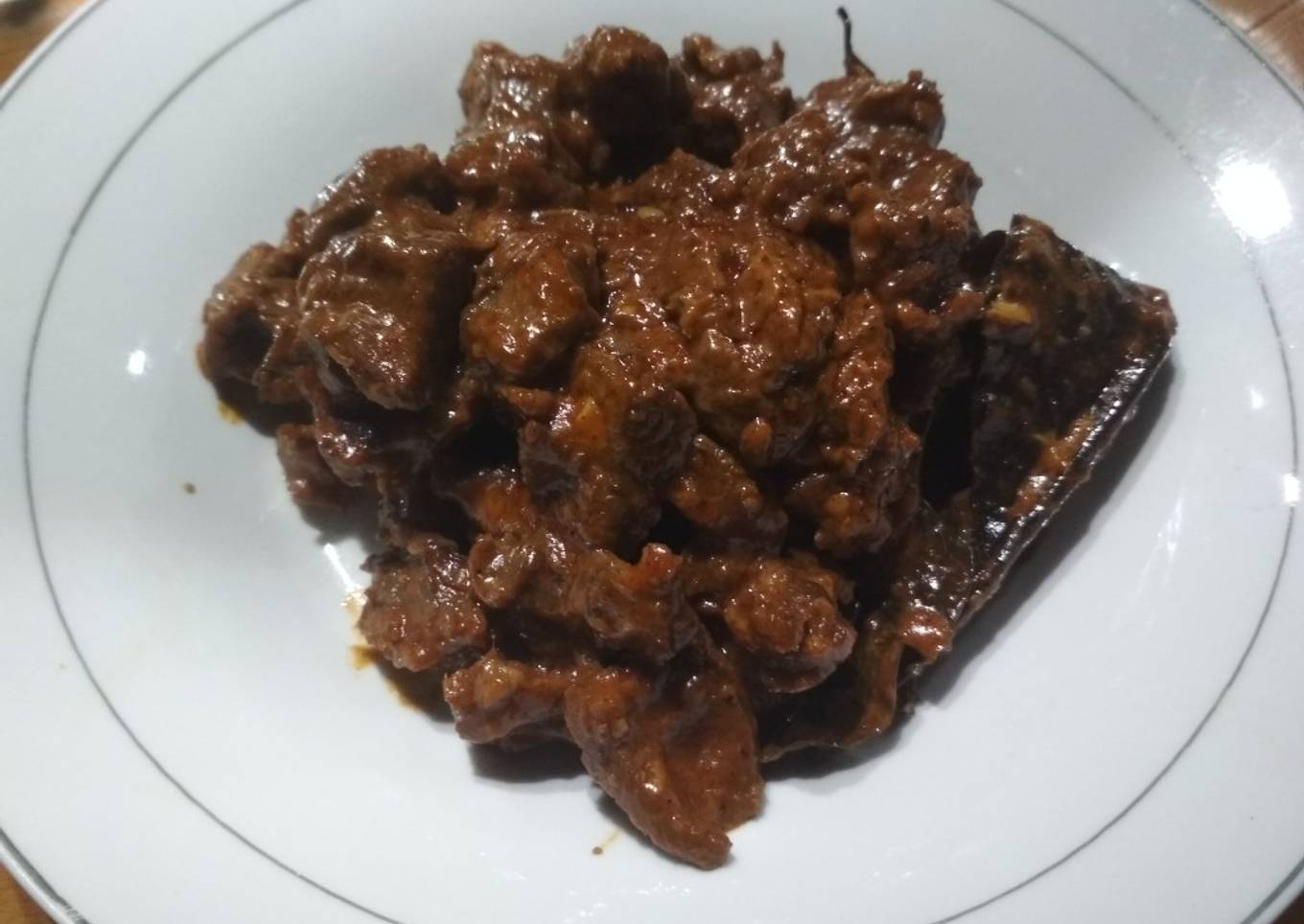 Rendang daging bumbu instan
