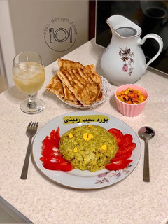عکسی از دستور پوره سیب زمینی🍴