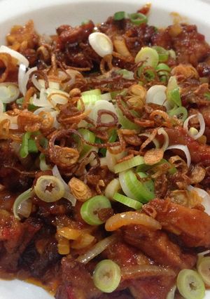 Foto resep Sei Babi Masak Asam Manis
