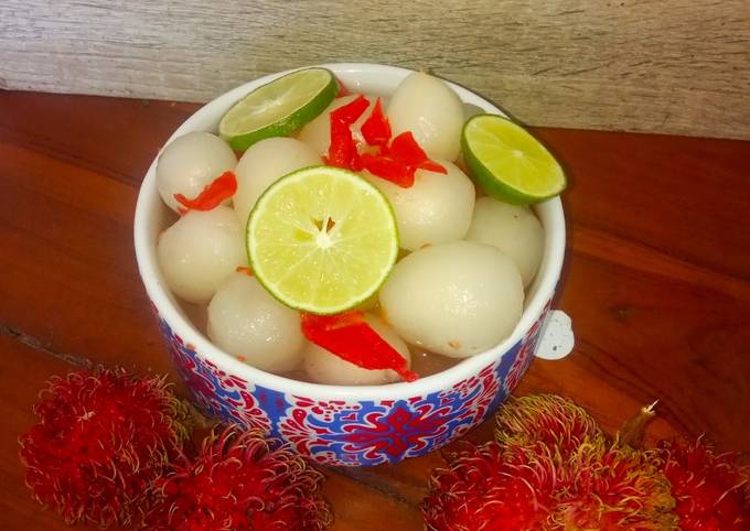 Mudah Banget Masakan Resep Asinan rambutan