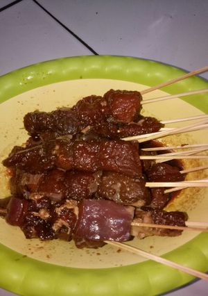 Foto resep Sate sapi manis