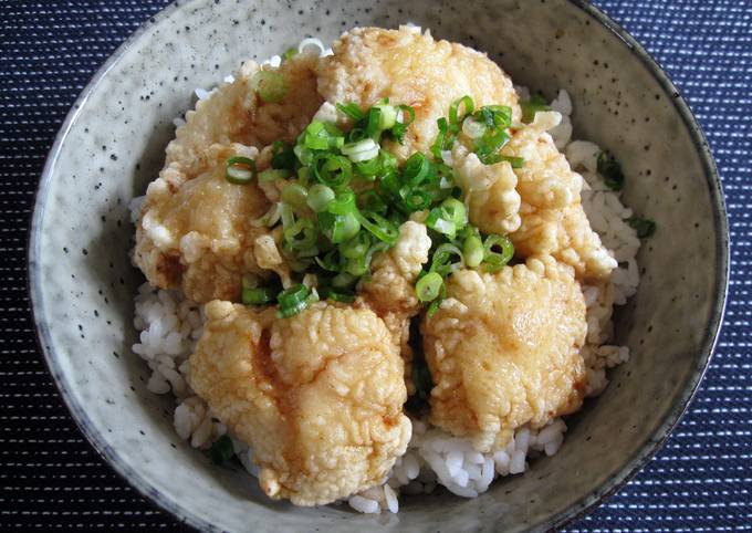 Simple Way to Prepare Favorite Chicken Tempura Don