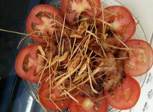 Hình của món Thịt heo chiên sả.