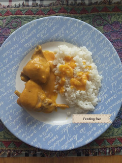 Una foto de Conejo al curry