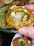 Pani puri recipe step by step teekha pani boondi imli gud chutne