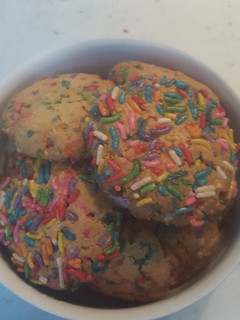 Foto resep Sprinkle cookies (soft-chewy)