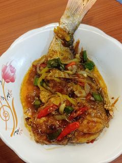 Foto resep Ikan kakap saus tiram+lada hitam