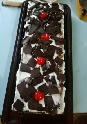 Foto resep Brownise lapis panggang hias coklat
