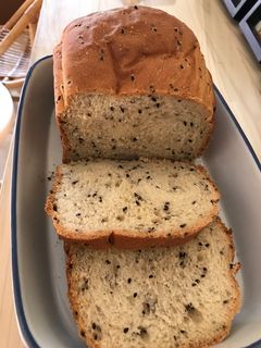 Foto resep Roti tawar wijen hitam Re-Bread