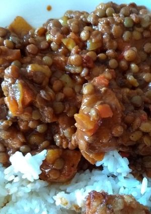 Una foto de Lentejas con chorizo