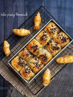 Foto resep Bolen Pisang Homemade (Puff Pastry)
