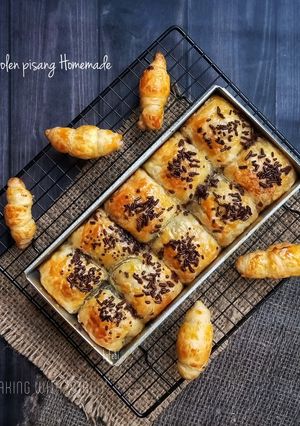Foto resep Bolen Pisang Homemade (Puff Pastry)