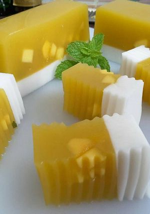 Foto resep Agar agar mango