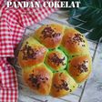 Roti sobek Pandan Cokelat