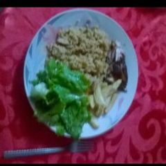 A picture of Onion rice.