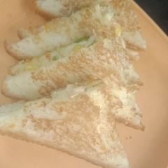 A picture of Veg curd sandwich.