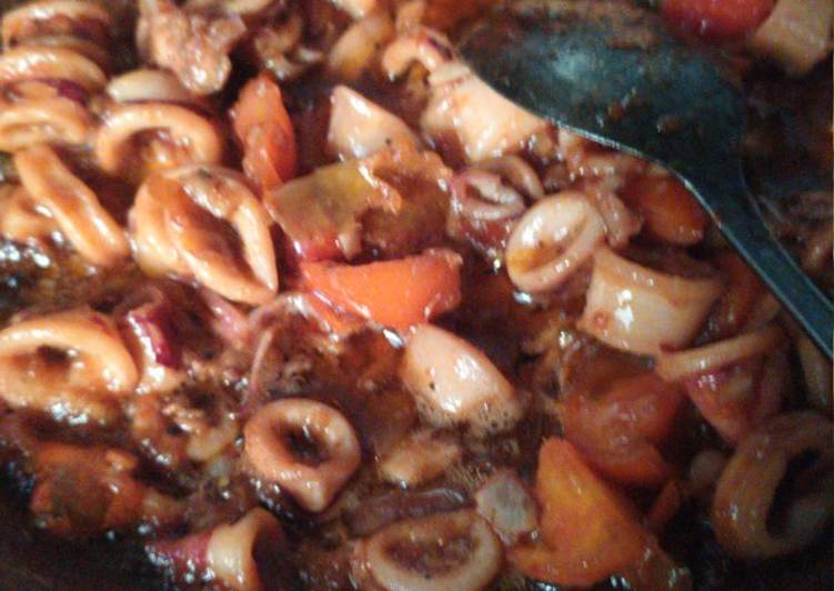 Sambal gami cumi Sambal gami cumi