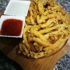 Besan wali chips A picture of Besan wali chips.